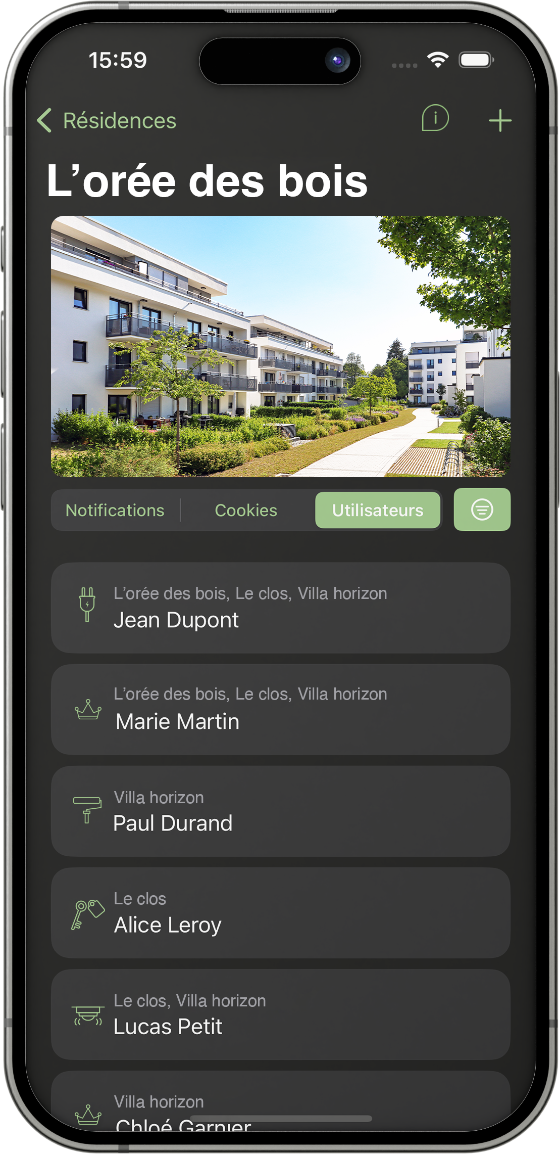 MYNETX Application professionnelle